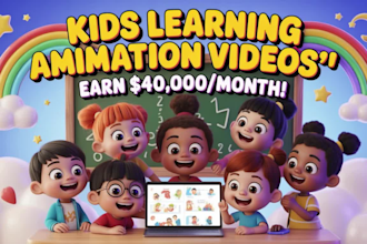 do fun kids videos, learning animations, rhymes to monetize your youtube
