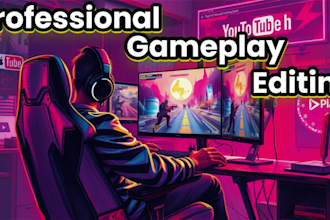 edit gameplay videos for youtube, tiktok, and twitch