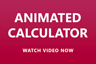 create custom web calculator or wordpress calculator