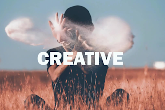 create creative photo slideshow video and promo video