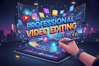 do professional video editing