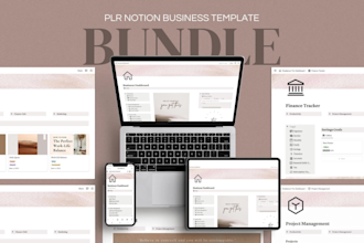 send a notion business template with private label rights