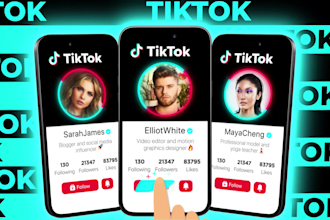 create your tiktok follow animation