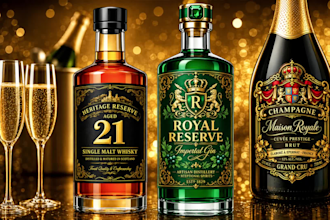do original whisky label design wine gin rum vodka whiskey
