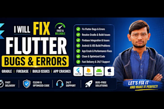 fix flutter bugs, errors, android and ios build issues