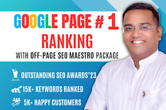 provide elite monthly SEO backlinks service package with high da link building