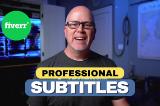 add professional synced subtitles or captions to your video