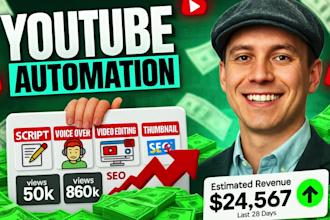 build youtube automation channel with faceless videos for passive income