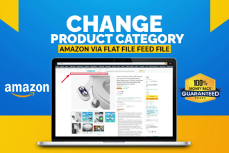 change amazon product category for single or parent child listing