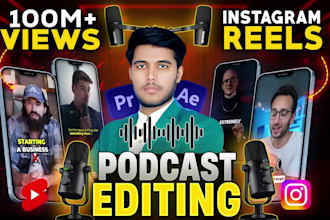 edit your podcast into viral short form video clips and repurpose content