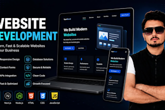 develop modern website for you