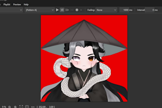design and rig 2d vtuber model, live2d rigging, 2d vtuber rigging, live2d model