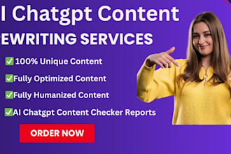 do ai content editing and rewrite humanize ai chatpgt content