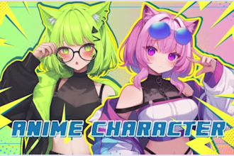 draw anime manga, original character, fanart, pfp, character design for you