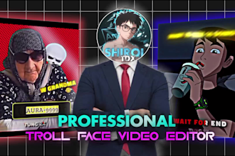 edit professional troll face shorts and reels