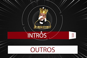 create high quality youtube intros outros