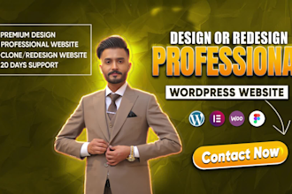 create wordpress ecommerce website, design, redesign or woocommerce website