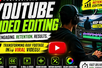 edit engaging youtube for faceless and automation channel