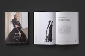 design a professional brochure or business report