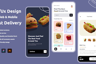do creative mobile app design with the best UI UX