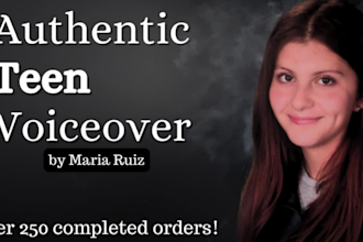 provide youthful or teen voice over