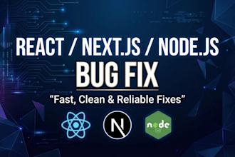 fix react js and next js bugs and issues