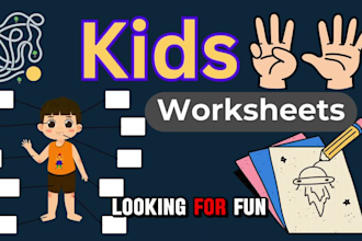 create kids worksheets and math worksheets for kids