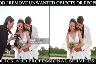 add or remove object, people from photo professionally