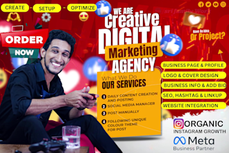 be your pro social media manager for organic fast growth
