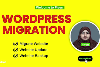 migrate or transfer your wordpress website