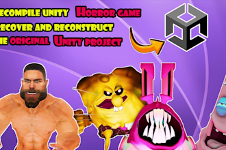 decompile and reverse your unity horror game