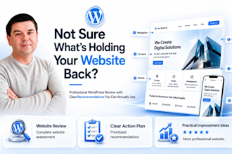 audit your wordpress website and suggest improvements