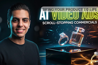 create cinematic ai video ads for products and jewelry