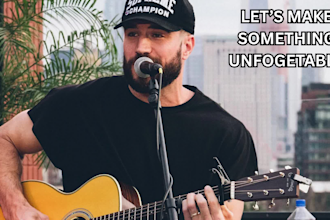 write and record a country custom song for your brand or for a personalize gifts