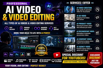 create ai video ads, documentaries and edits