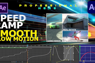 edit your video in cinematic speed time ramp smooth slow motion with audio sync