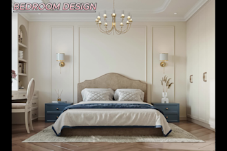 be your professional interior designer for bedroom design