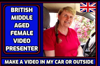 create a selfie spokesperson video in my car or outdoors
