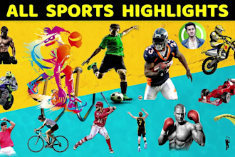 do all sports highlights sports video editing recruit football basketball soccer