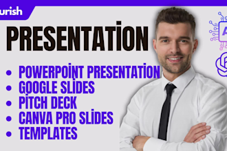 do presentations, powerpoint design, redesign, pitch deck, ppt, template design