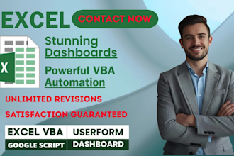 be excel expert vba expert excel macro google sheets expert