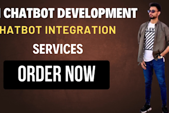 be your chatbot integration expert and do custom ai chatbot development