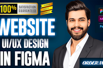 do engaging figma design, website design in figma, and website mockup for brands