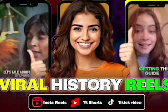 create viral enhanced ai history youtube short videos and instagram reels