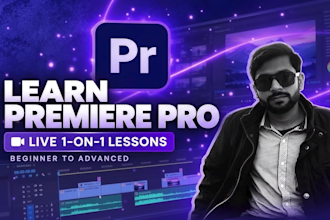 teach you adobe premiere pro one on one