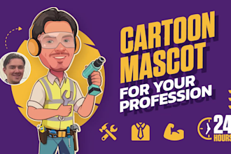 design a cartoon character or mascot for your profession