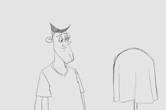 create traditional 2d animation of your character