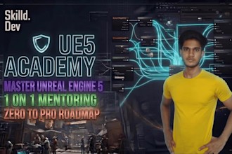 be your unreal engine 5 tutor and mentor for game development