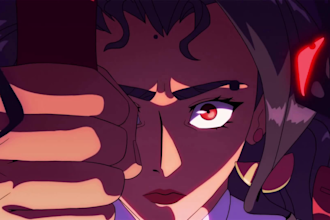 do 2d animated music video, 2d cartoon animation anime animation fighting video