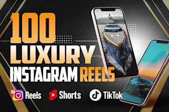 create luxury youtube shorts and instagram reels videos